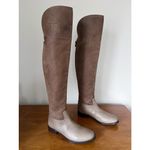 Tory Burch • Simone Over-the-Knee Boots leather Weathered Brown taupe grey Photo 8