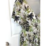 Du Jour Floral Print Wrap Style V Neck Short Sleeve Romper Women's XL X Photo 8