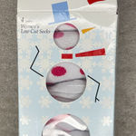 Hanes  Women Gift Socks Holiday 4 Pair Crew Pink and red White Printed Shoe 5-9 Photo 0