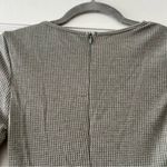 SheIn ⭐️ khaki green Crewneck long sleeve waffle knit knee length dress xsmall Photo 5