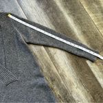 Vince Cashmere Alpaca Wool Long Sweater V-Neck Dress Charcoal Grey Extra Small Photo 8