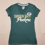 NFL Team Apparel Green Bay Packers Cap Sleeve Top Shirt M Photo 1