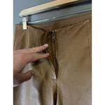Pelle Studio Wilsons Pants Womens 10 Brown Leather High Rise Bootcut Lined Photo 3