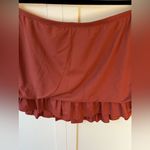 La Blanca  Women’s Plus NWOT Swim Bikini Ruffle Bottom Skirt‎ Cinnamon Size 20 Photo 7