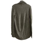 EXPRESS Women Gray Draped Front Cardigan Sweater Size L 100% Cotton Photo 1