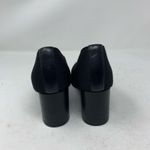 Adrienne Vittadini  Brittiny Black Knit Block Heel Loafer Classic Square Toe 7.5 Photo 6