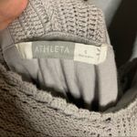 Athleta  gray knit crotchet dress Photo 5