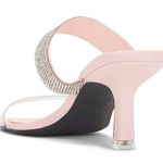 Black Suede Studio Cali SILVER Glitter Slide Sandal Womens Size 38.5 Photo 3