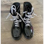 See By Chloe  Florrie Rain Boots black 37 logo lace combat style Photo 1