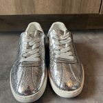 DKNY  SEACLIFF LACE UP METALLIC SNEAKERS Size 8 NEW Photo 3