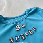 light blue lace Notre Dame shirt, size xs Photo 1