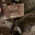 a.n.a  Bathing Suit Black Lace Coverup Photo 6
