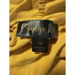 Orange Kiss  Tunic T Shirt Long Sleeve Yellow Hoodie “Blessed” Sz 1X Loungewear Photo 7