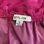 Anthropologie BTFL-life Fuchsia Ruffled Oversized Long Sleeve Mini Dress Size XL Photo 1