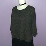 Jolie LA NWT Jolie Charcoal Grey Knit Top Photo 3
