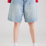We The Free NWT  Tinsley Baggy High Rise Straight Leg Denim Short Size 26 Photo 0