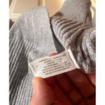 Skin Worldwide Gray Ribbed Lounge Hoodie Cotton Cashmere Blend Sweater Sz. M Gray Size M Photo 3