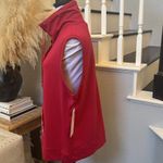 Natalie & Me Weekend Button Front Vest Sweater Studded Pockets Outdoorsy Size XL Red Photo 3