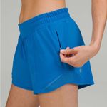 Lululemon  Hotty Hot Low-Rise Lined Short 4" - Poolside Blue Photo 2