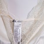 ZARA NEW  Lingerie Allover Delicate Lace Mesh Triangle Lounge Bra Ivory Medium Photo 1