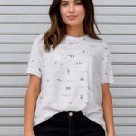 Primark NWOT Cares 100% Cotton Crewneck T-shirt Micro Landmarks T-shirt 2XL Photo 0