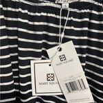 Mary Square Black and White Striped Maxi Dress size S Photo 3