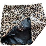 Know One Cares  Leopard print Snap Front Mini Skirt Photo 4