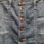 Lucky Brand Denim Button Front Short Sweet Nā Low Skirt Size 8/29 Photo 4