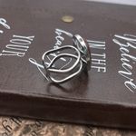 Western Mahogany Jasper Stainless Steel Gemstone Ring Red Photo 3