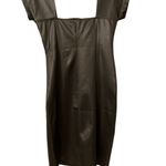 French Connection  Tomi black leather look Mini Dress NWOT Photo 4