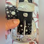 BHW Western Cowgirl Bling Belt Black Size L Photo 4