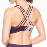 Athleta  Purple Floral Hyper Focused Activewear Bra Size- Small Photo 5