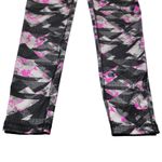 FILA  Running Black Pink Gray White Geometric Pattern Athletic Leggings XS Photo 3