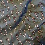 Old Navy NWOT  Gray Candy Cane Pajama Pants Large Photo 4