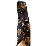 Maxine of Hollywood Vintage Black & Gold Polka Dot Swimsuit Size Approx M/L Photo 3