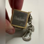 St. John A Rare HTF Vintage  X Neiman Marcus 2 Tone Block Keychain Keyring Fob Photo 1