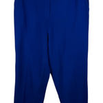 Calvin Klein  Blue Linen Blend Pants Size 14 Coastal Office Trousers Minimalist Photo 0