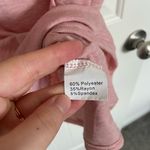 EUC Poetsky‎ women’s light pink short sleeve shirt loose relaxed casual large Photo 3