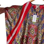 NWT Gypsie Blu Kaftan House Dress Beach MuMu OS Fits Most Multicolor Long Multiple Photo 1