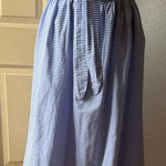 Vineyard Vines  Blue and White Striped Midi Skirt Photo 0