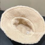 Ed Hardy  | Cream Faux Fur Bucket Hat Photo 5