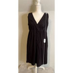 Women's Motherhood. Black Maternity Pajama Sleep Dress Size M Photo 5