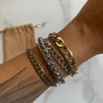 Jenny Bird  Austin Mixed Metal Multi Layer Chain Bracelet NWT Photo 5