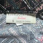 Women Bobbie Brooks Multicolor Geometric Maxi Long Skirt Small NEW Black Photo 3