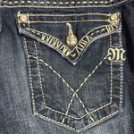 Miss Me  Indigo Denim Shorts with Embroidery Size 29 Photo 8