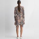 Reiss NEW   Sylvie Animal Print Belted Dress 8 Photo 3