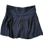 COTTON ON BODY Black Ribbed Mini Skort Skirt Small Lined Shorts Pull On Styling Photo 0