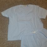 kim rogers  Gingham Cotton Pajama Set SIZE L Photo 1