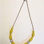J.Crew Women's Yellow Fashion Statement Beaded Necklace Photo 1