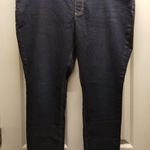 Lee NWT Womens Plus Size XXL Deep Dyed Dark Wash Pull-On Stretch High Rise Jeans Photo 0